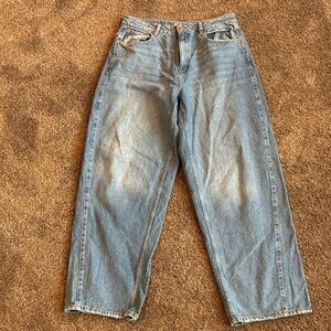 Garage Denim Light Blue Baggy Jeans